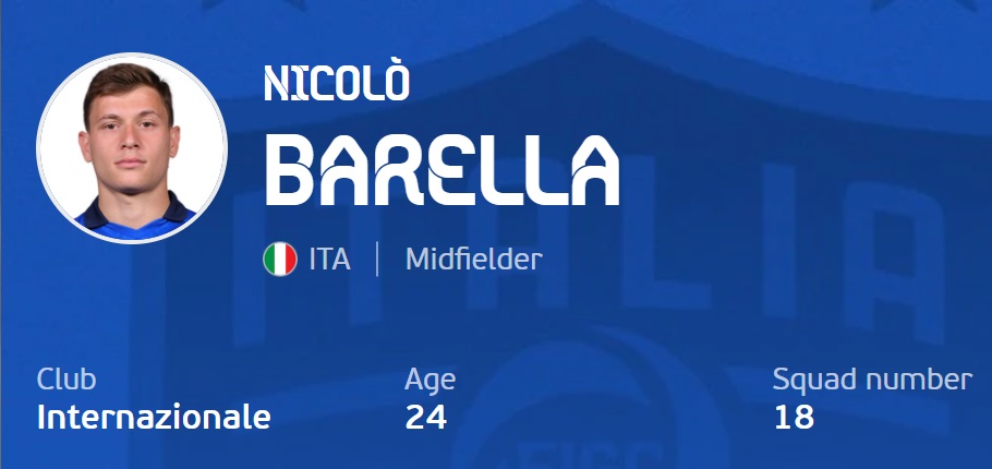 Nicolò Barella (18)